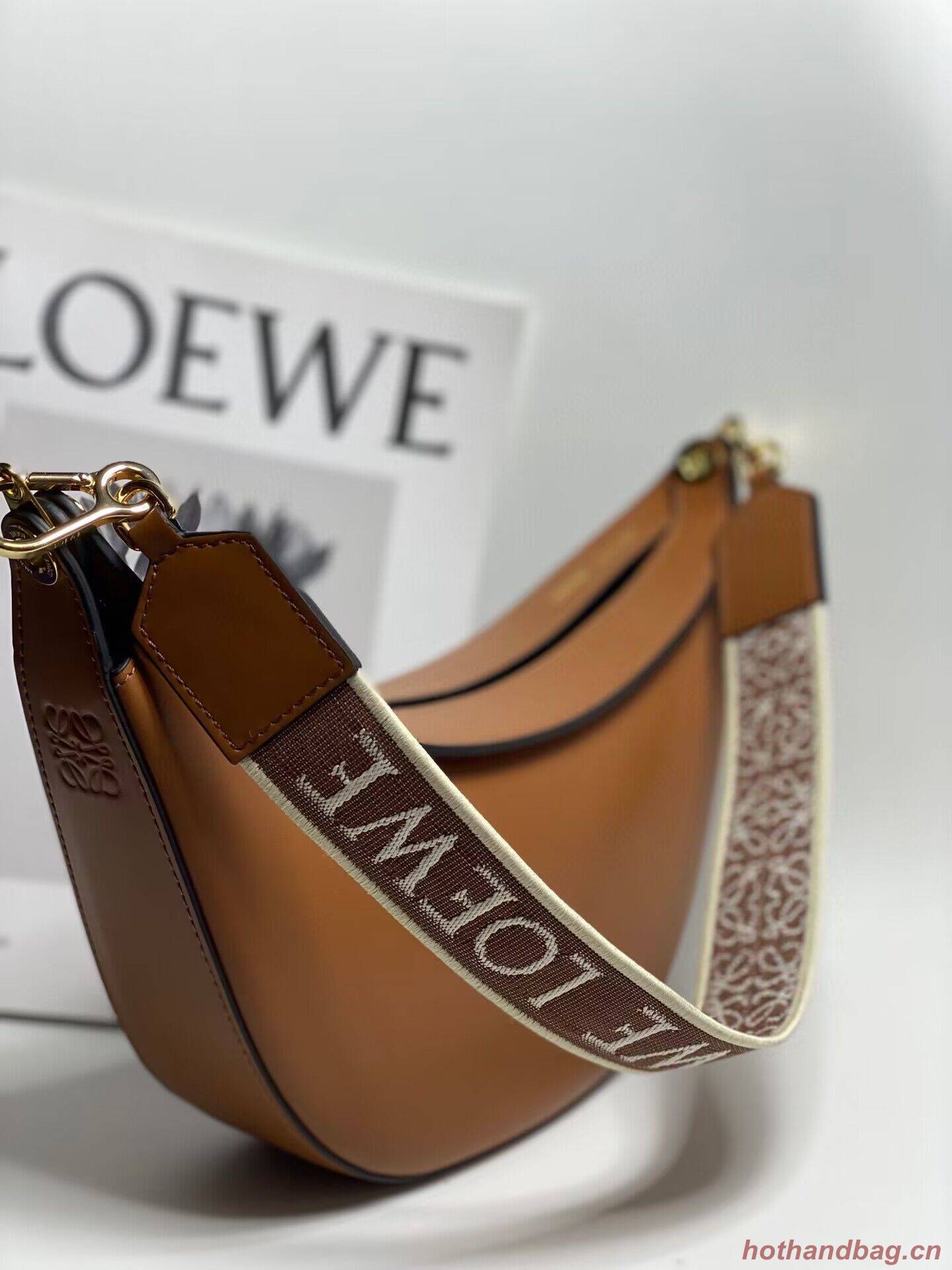 Loewe Original Leather Shoulder Handbag 3073 Brown Loewe Original Leather Shoulder Handbag 3073 Brown