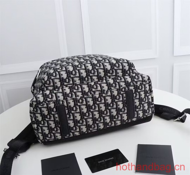 DIOR BACKPACK Beige and Black Dior Oblique Jacquard CM1088-2 DIOR BACKPACK Beige and Black Dior Oblique Jacquard CM1088-2
