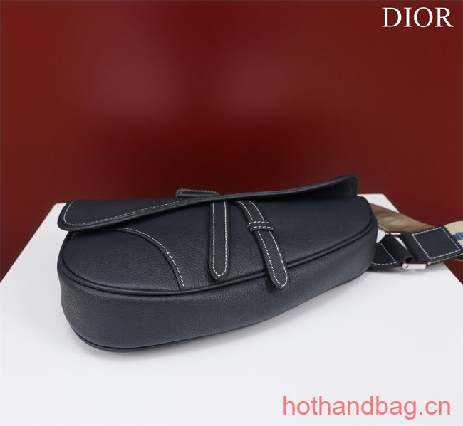Dior Essentials SADDLE BAG Grained Calfskin 1ADPO093f-2 Royal Blue Dior Essentials SADDLE BAG Grained Calfskin 1ADPO093f-2 Royal Blue
