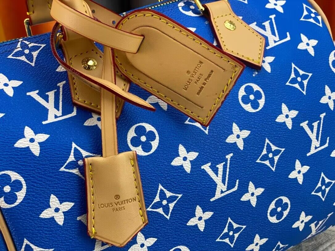 Louis Vuitton LV2024 Speedy 25 M24424 Blue Louis Vuitton LV2024 Speedy 25 M24424 Blue