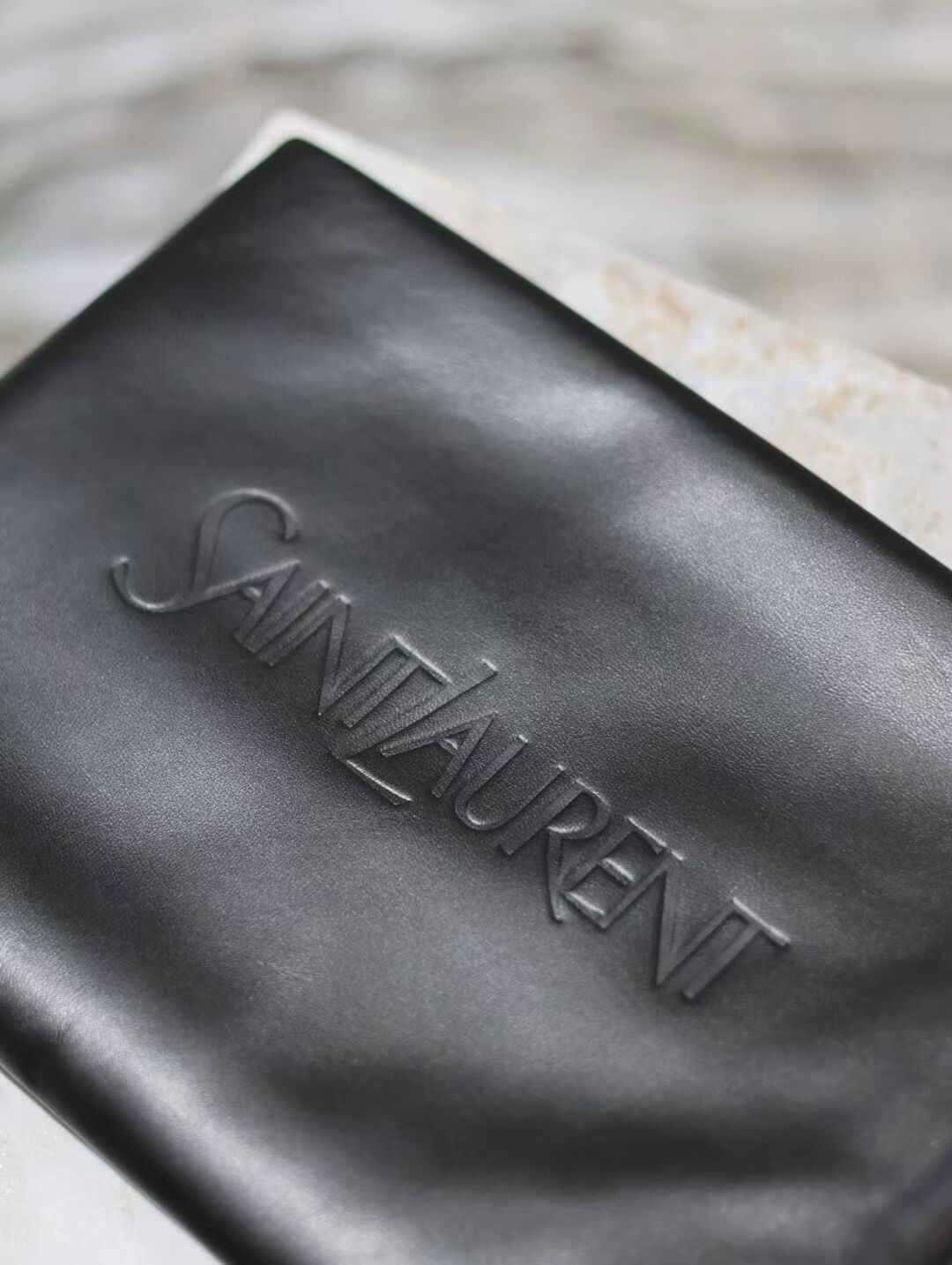 SAINT LAURENT CALYPSO LARGE POUCH IN LAMBSKIN 778943-1 black SAINT LAURENT CALYPSO LARGE POUCH IN LAMBSKIN 778943-1 black