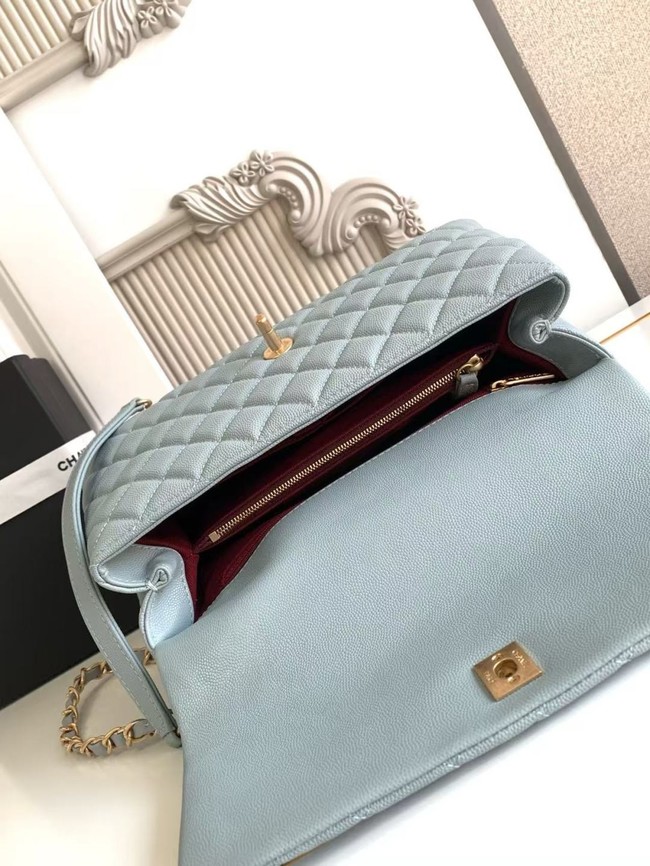 Chanel LARGE FLAP BAG WITH TOP HANDLE 92991-6