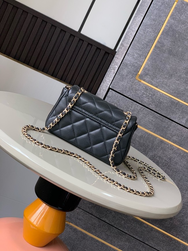 Chanel CLASSIC Original Lambskin 11.12 HANDBAG AS6563 black