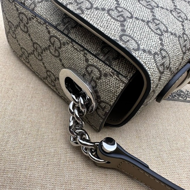 Gucci PETITE GG SMALL SHOULDER BAG 739721 brown