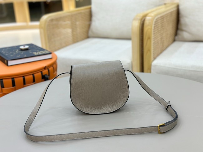 Chloe MARCIE small saddle bag 31053 light gray