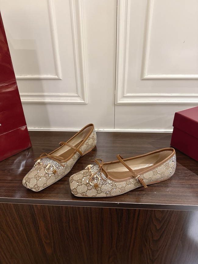 GUCCI Womens Vittoria ballerina 21068-1