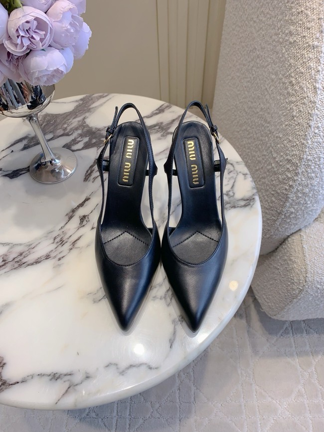 MIUMIU WOMENS Slingbacks Heel 8CM 55704-1
