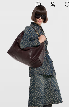 Gucci Brera large crossbody bag 864485 dark brown leather Gucci Brera large crossbody bag 864485 dark brown leather