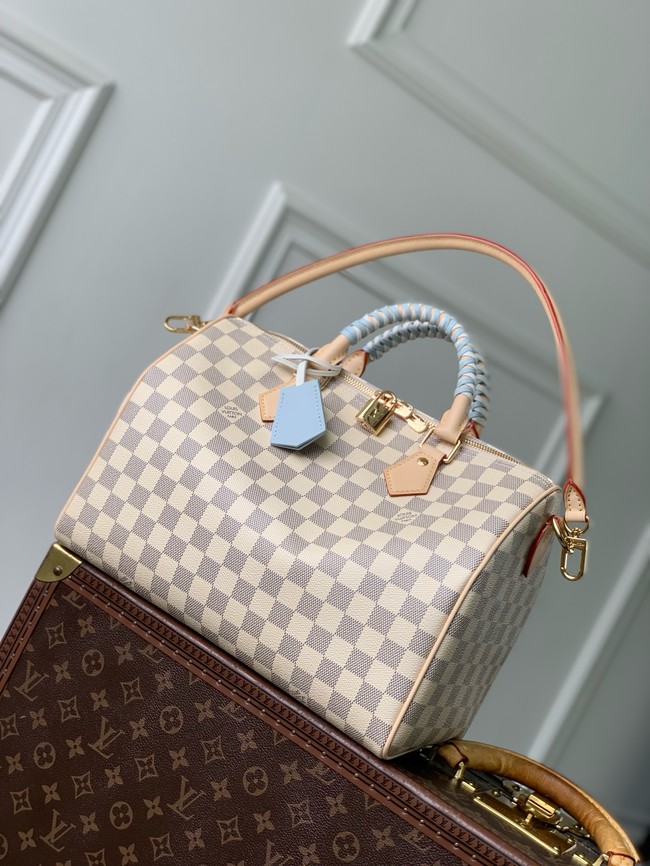 Louis Vuitton NEW Speedy 30 Soft N40908 Bleu Olympe