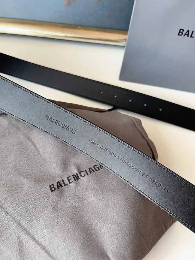 Balenciaga BB thin belt 30MM 58169-1