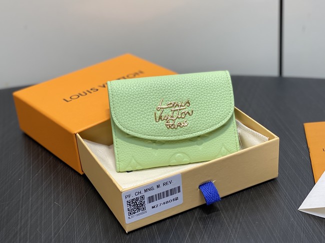 Louis Vuitton Rosalie Coin Purse M27480 green Louis Vuitton Rosalie Coin Purse M27480 green