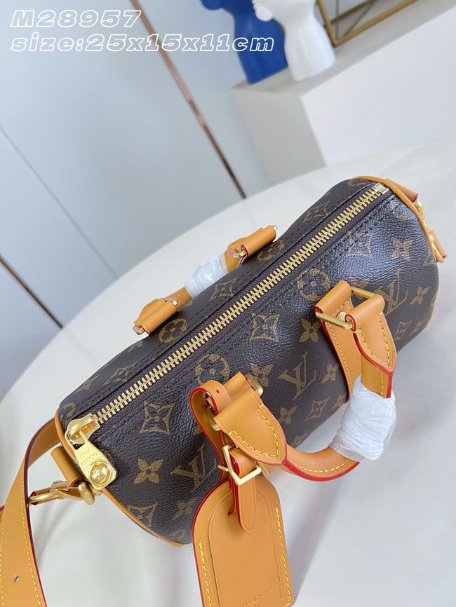 Louis Vuitton Keepall Bandouliere 25 M28957 brown