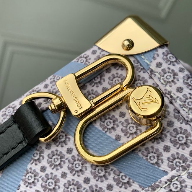 Louis Vuitton Side Trunk MM M28749 Beige&Blue