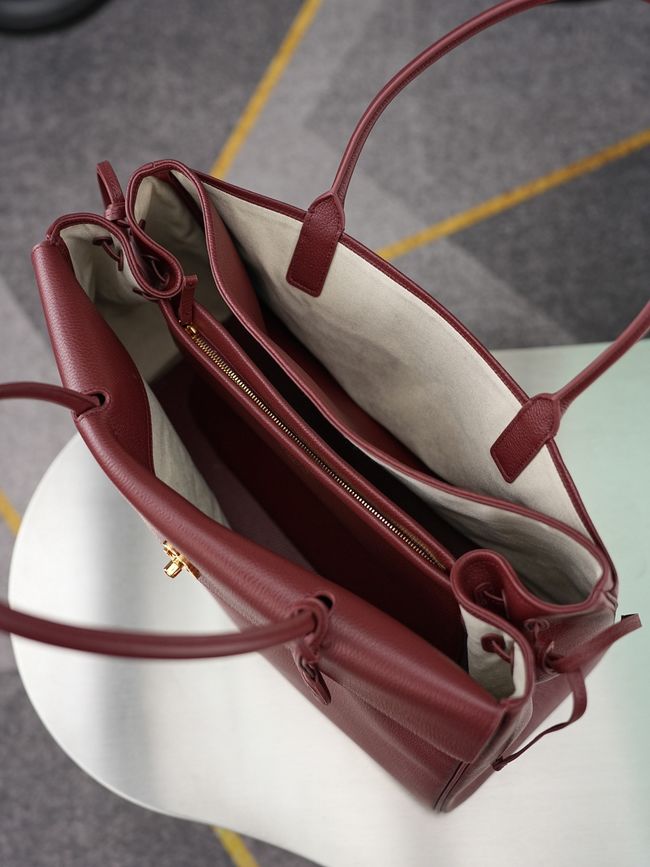 Chanel 26S Grained Calfskin Shopping Bag AS6289 Burgundy