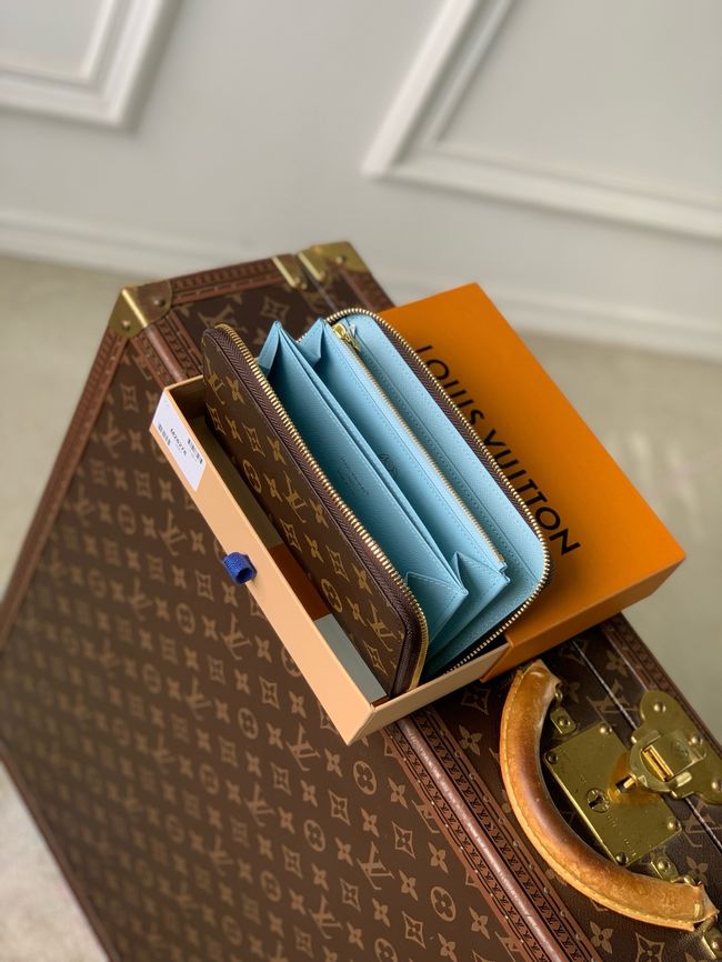 Louis Vuitton Zippy Wallet M28278 blue Louis Vuitton Zippy Wallet M28278 blue