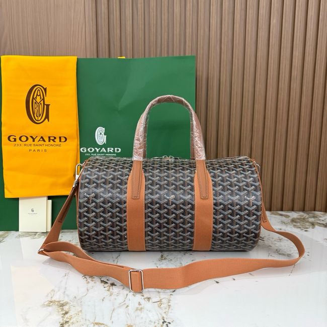 Goyard Goyardine canvas & Chevroches calfskin CL10P brown Goyard Goyardine canvas & Chevroches calfskin CL10P brown