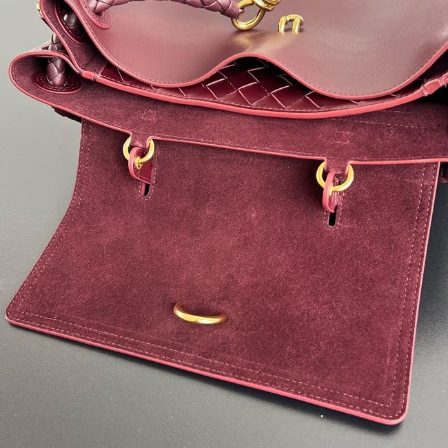 Bottega Veneta Small Andiamo P5678 CINNABAR