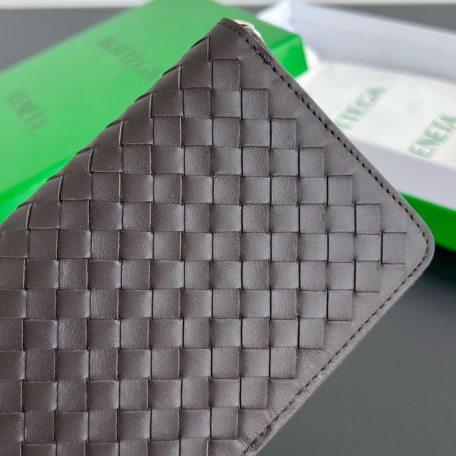 Bottega Veneta Woven Mycelium Zip-Around Wallet A003AD Espresso Bottega Veneta Woven Mycelium Zip-Around Wallet A003AD Espresso