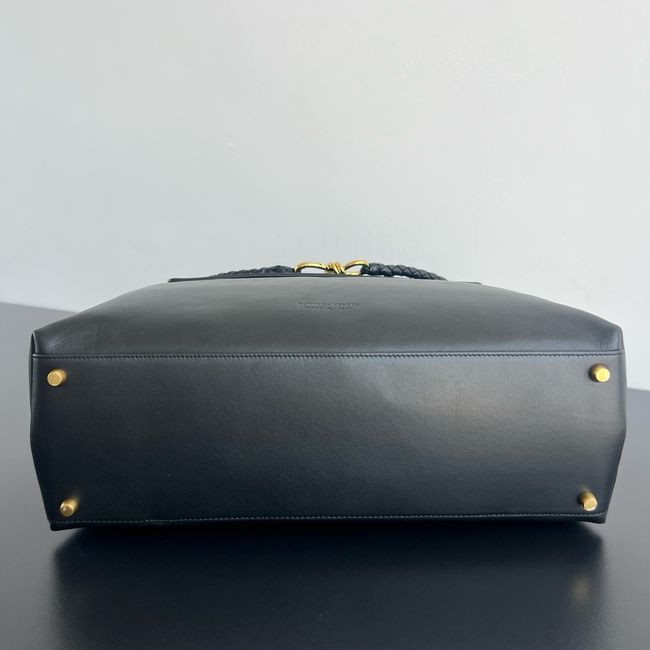 Bottega Veneta Andiamo Pepites Leather Large Bag 12272 black Bottega Veneta Andiamo Pepites Leather Large Bag 12272 black