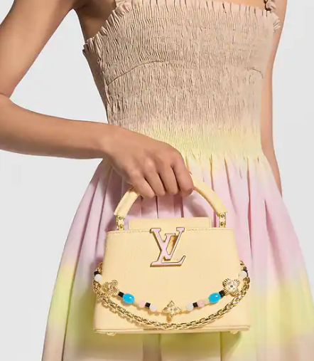 Louis Vuitton Capucines Mini M28716 Banana Louis Vuitton Capucines Mini M28716 Banana