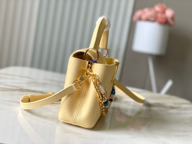 Louis Vuitton Capucines Mini M28716 Banana Louis Vuitton Capucines Mini M28716 Banana