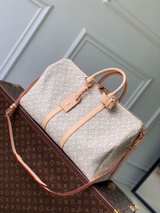 Louis Vuitton Keepall Bandouliere 45 M29670 Peuplier Beige Louis Vuitton Keepall Bandouliere 45 M29670 Peuplier Beige