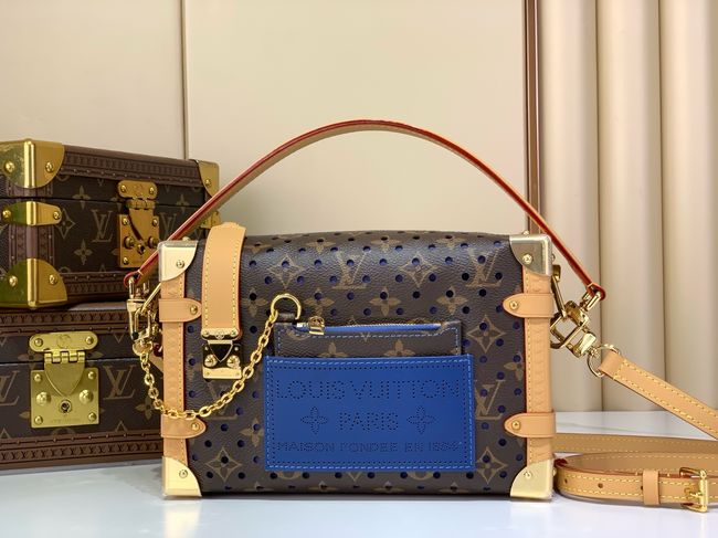 Louis Vuitton Side Trunk MM M28490 blue Louis Vuitton Side Trunk MM M28490 blue