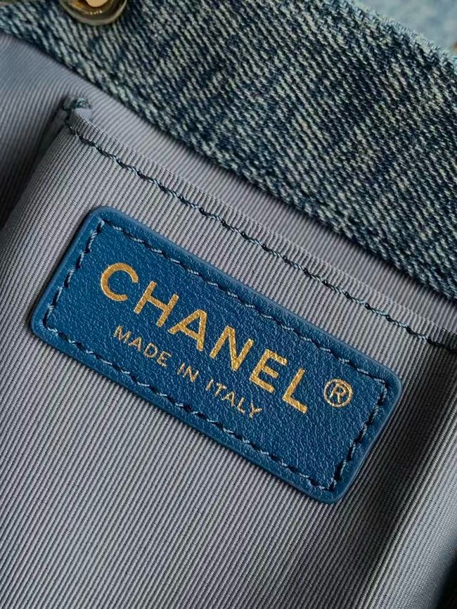 CHANEL Backpack AS3618 Denim Blue CHANEL Backpack AS3618 Denim Blue