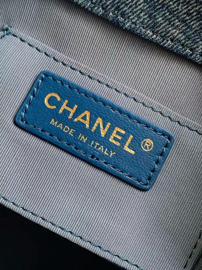 CHANEL Small Backpack AS2908 Denim Blue CHANEL Small Backpack AS2908 Denim Blue
