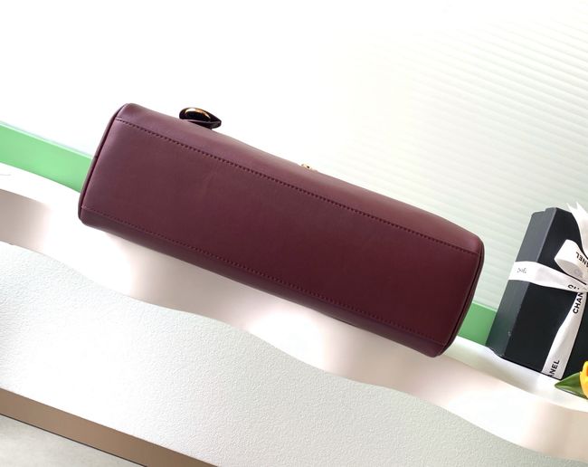 Chanel Large Bowling Bag AS6211 burgundy Chanel Large Bowling Bag AS6211 burgundy