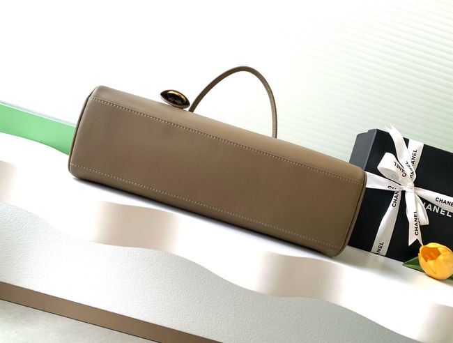 Chanel Large Bowling Bag AS6211 khaki Chanel Large Bowling Bag AS6211 khaki