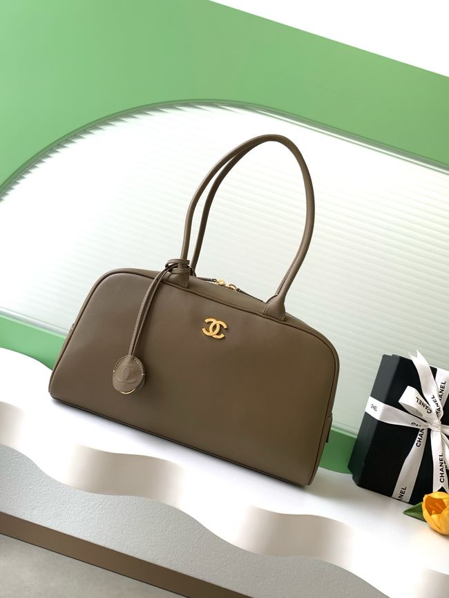 Chanel Large Bowling Bag AS6211 khaki