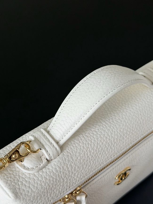 Chanel Large Vanity with chain AP5347 white Chanel Large Vanity with chain AP5347 white