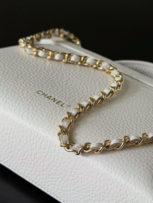 Chanel Large Vanity with chain AP5347 white Chanel Large Vanity with chain AP5347 white