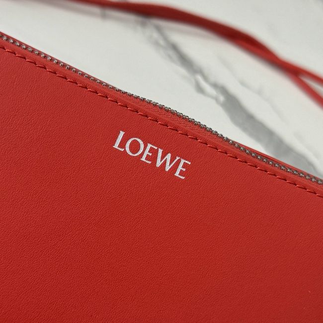 Loewe Leather Shoulder Bag 262544 red Loewe Leather Shoulder Bag 262544 red
