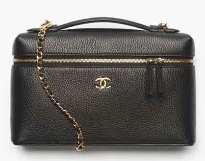 Chanel Large Vanity with chain AP5347 black