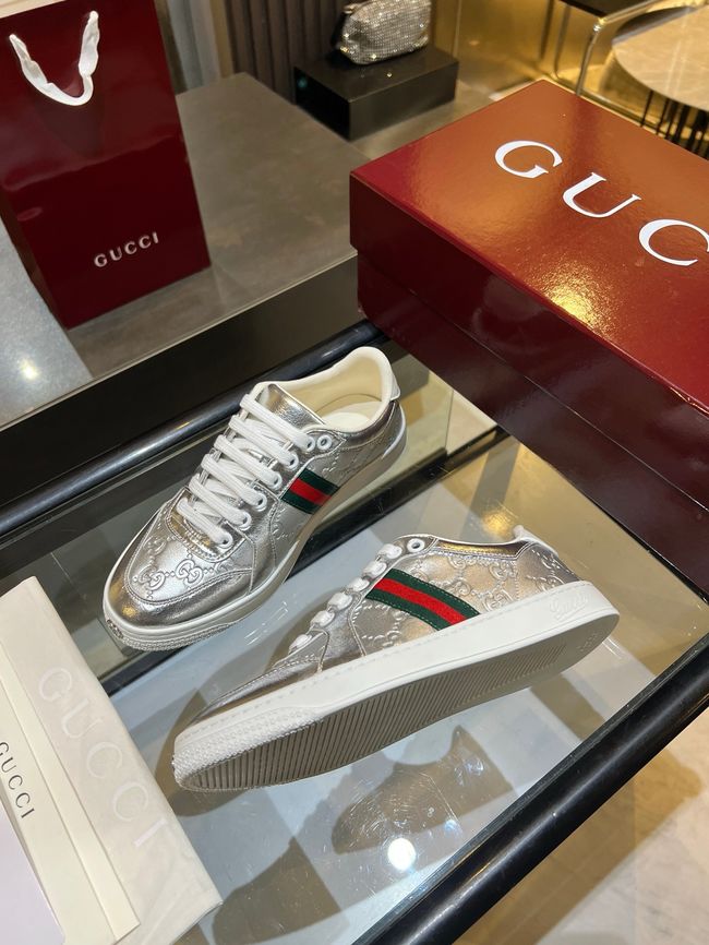 Gucci sneakr with Web 757943-16