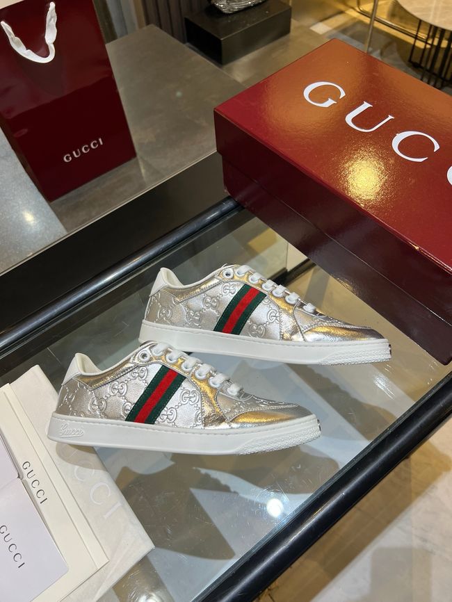 Gucci sneakr with Web 757943-16
