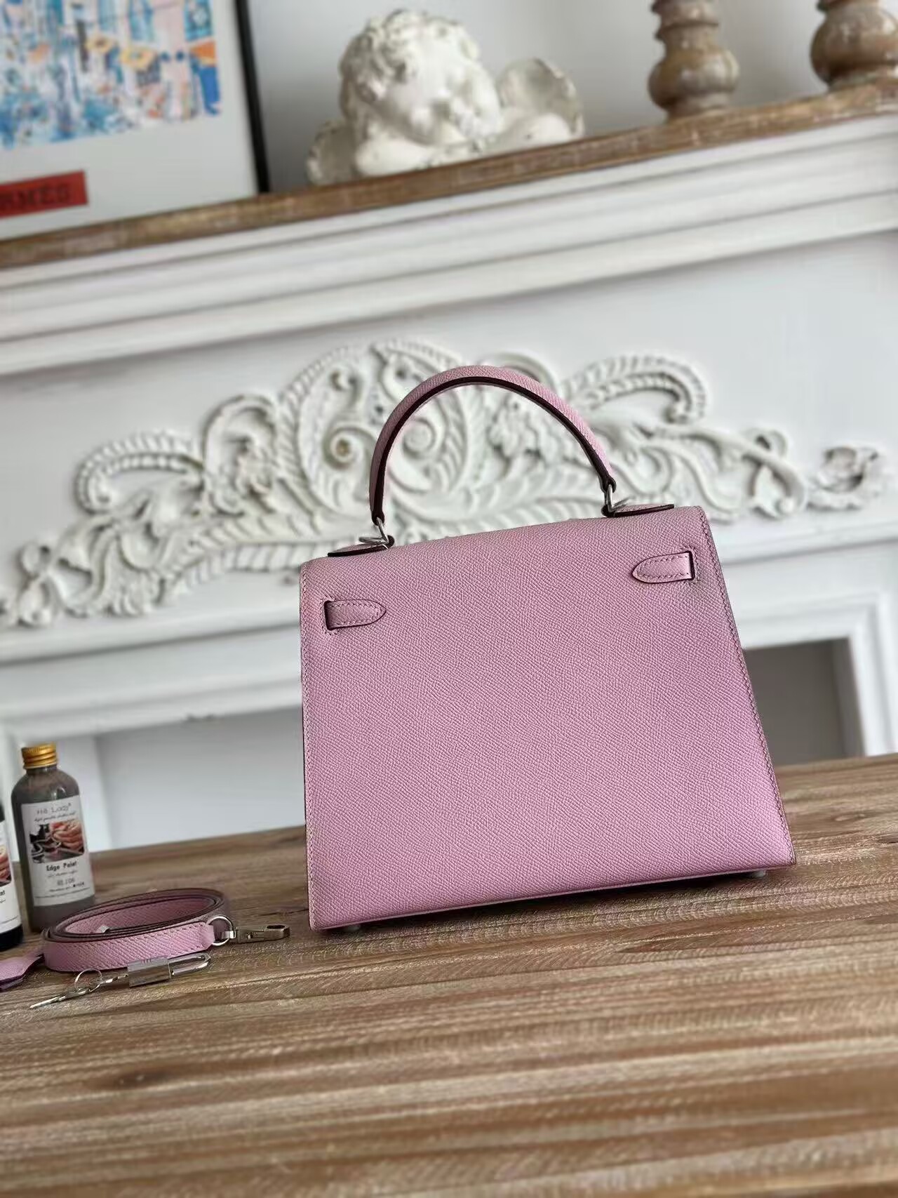 Hermes Kelly Espom Leather KL28 Light Purple Hermes Kelly Espom Leather KL28 Light Purple