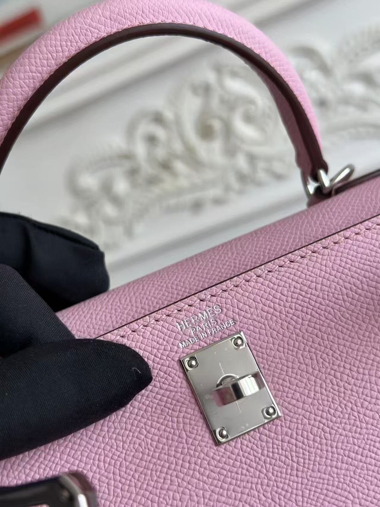 Hermes Kelly Espom Leather KL28 Light Purple Hermes Kelly Espom Leather KL28 Light Purple