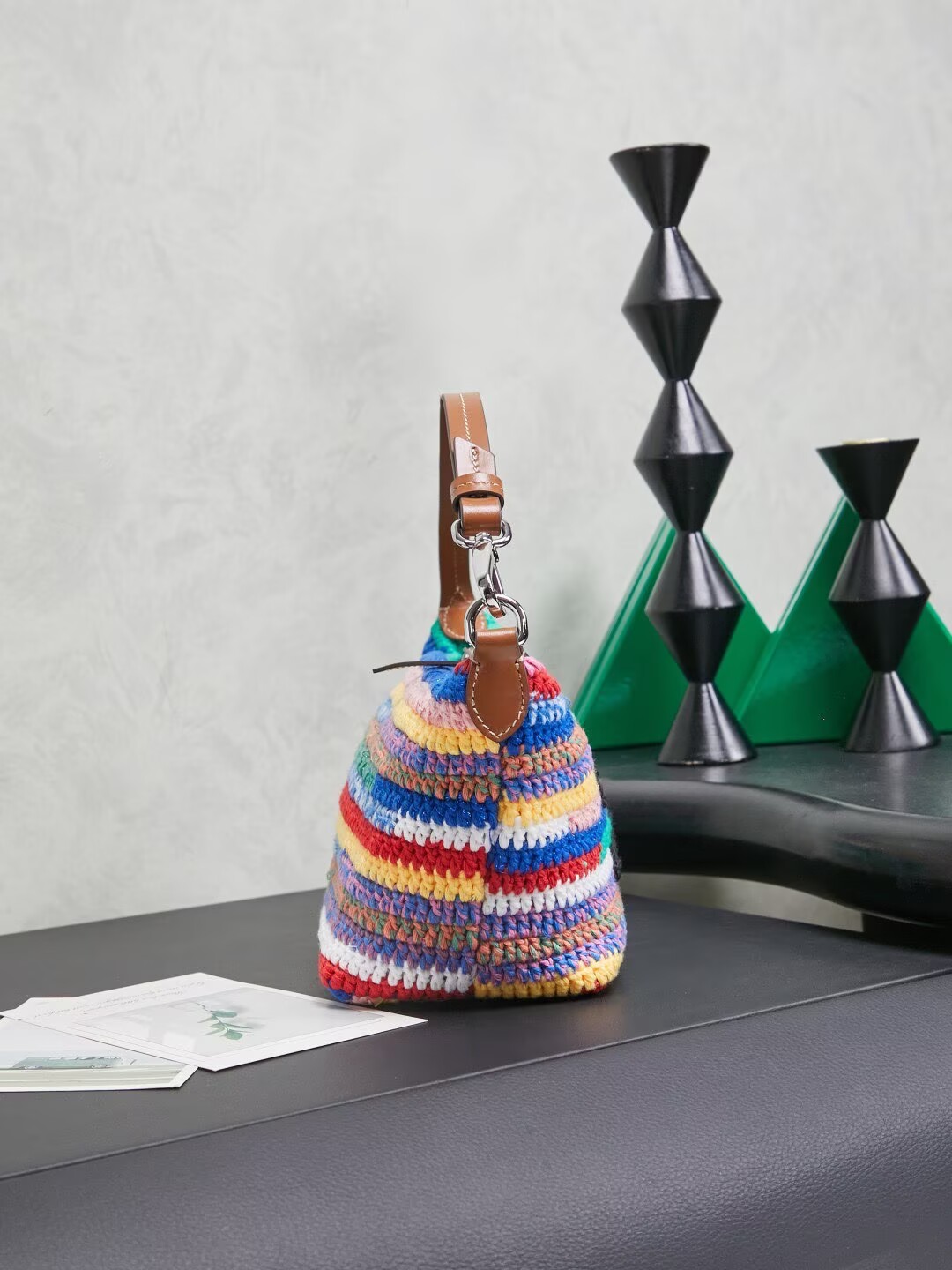 Miumiu Rainbow Weaving Top handle bag 5NE841 Rainbow Fabric Miumiu Rainbow Weaving Top handle bag 5NE841 Rainbow Fabric