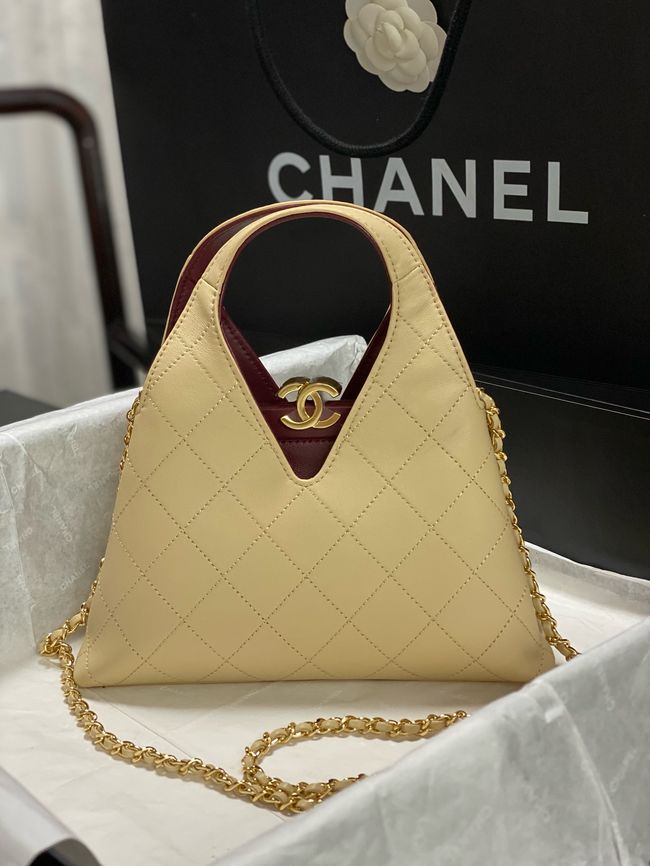 Chanel Small Shopping Bag AS6392 Apricot Chanel Small Shopping Bag AS6392 Apricot