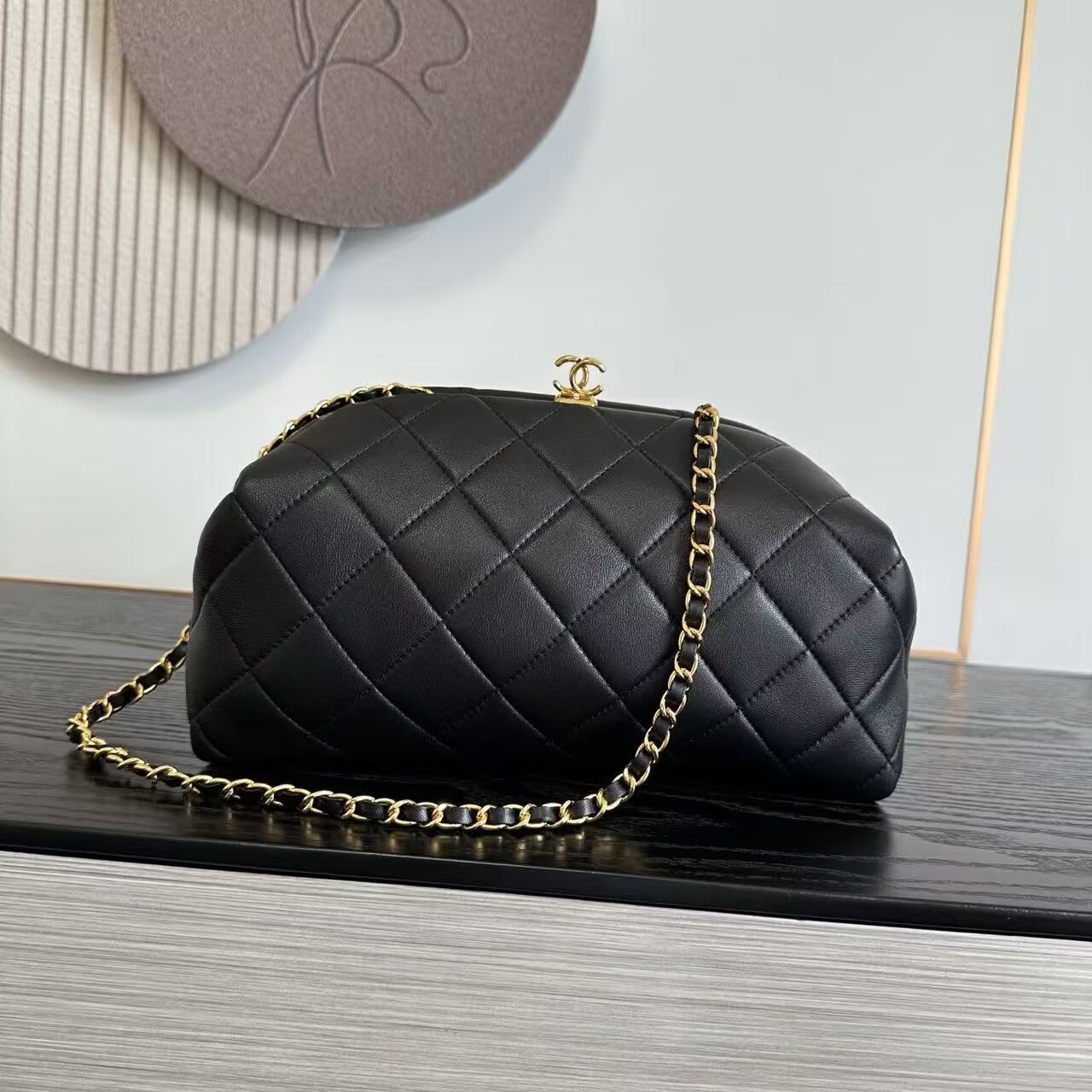 Chanel 26S Spring Summer 2026 Clutch With Chain Lambskin AP5251 Gold-Tone Metal Black Chanel 26S Spring Summer 2026 Clutch With Chain Lambskin AP5251 Gold-Tone Metal Black
