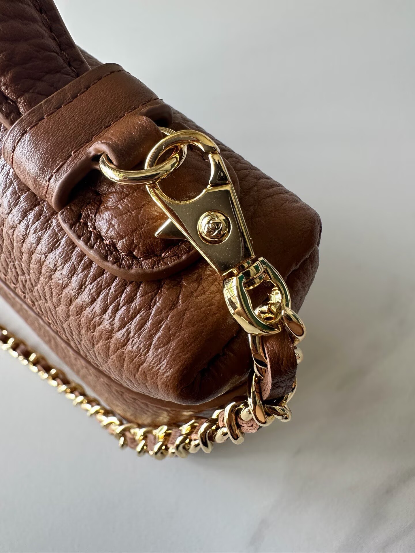 Chanel Vanity With Chain AP5346 Brown Chanel Vanity With Chain AP5346 Brown
