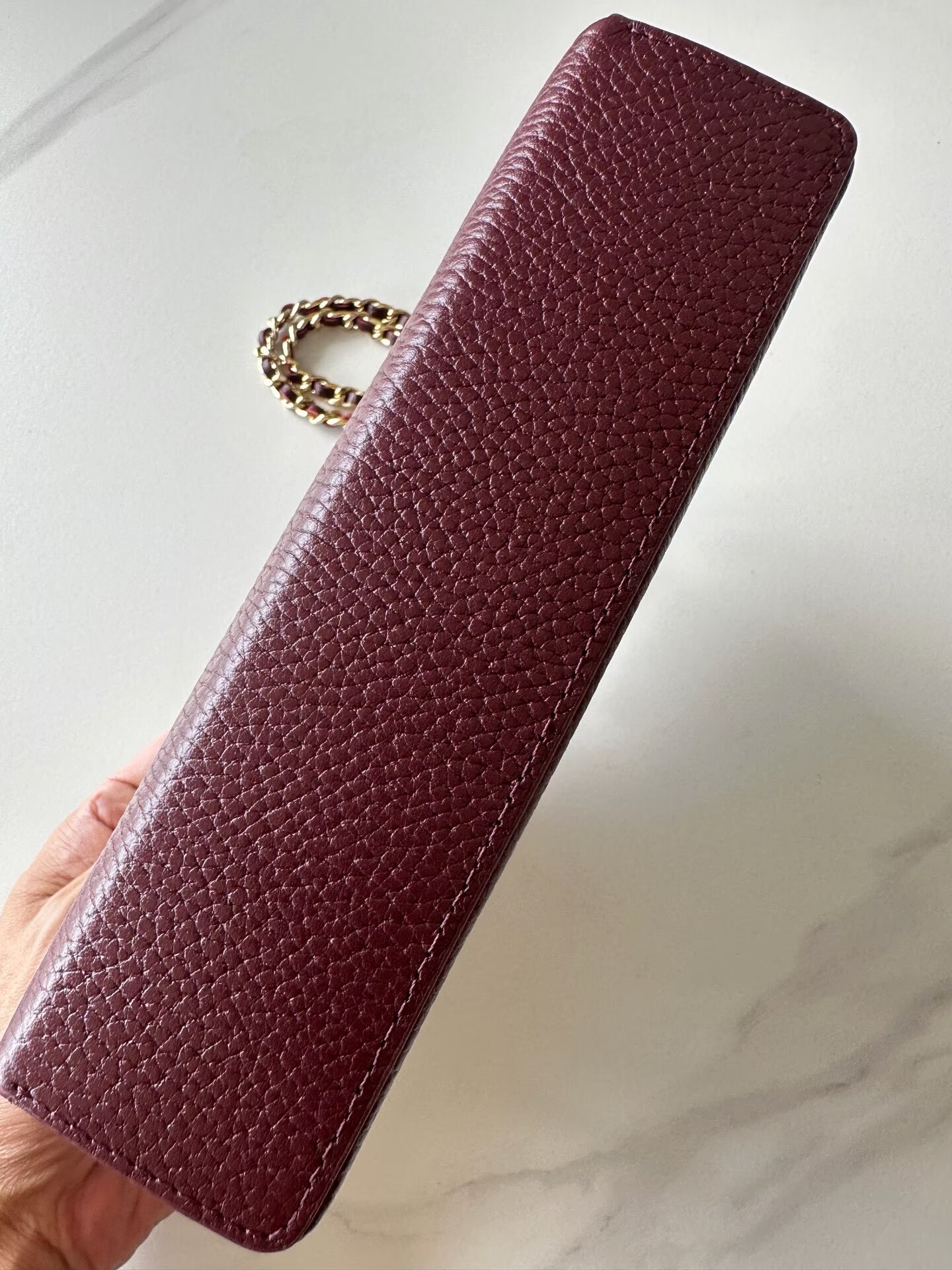 Chanel Vanity With Chain AP5346 Burgundy Chanel Vanity With Chain AP5346 Burgundy
