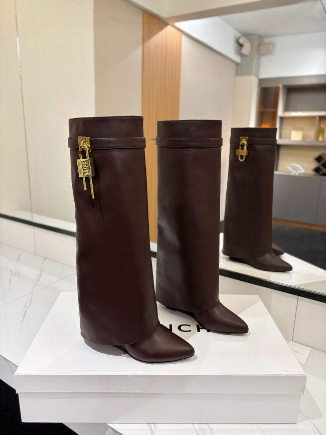 Givenchy High Boots Calfskin Heel 8.5CM 64150-3