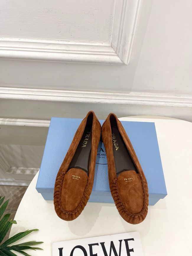 Prada Shuffle antiqued leather loafers 64173-6 Prada Shuffle antiqued leather loafers 64173-6
