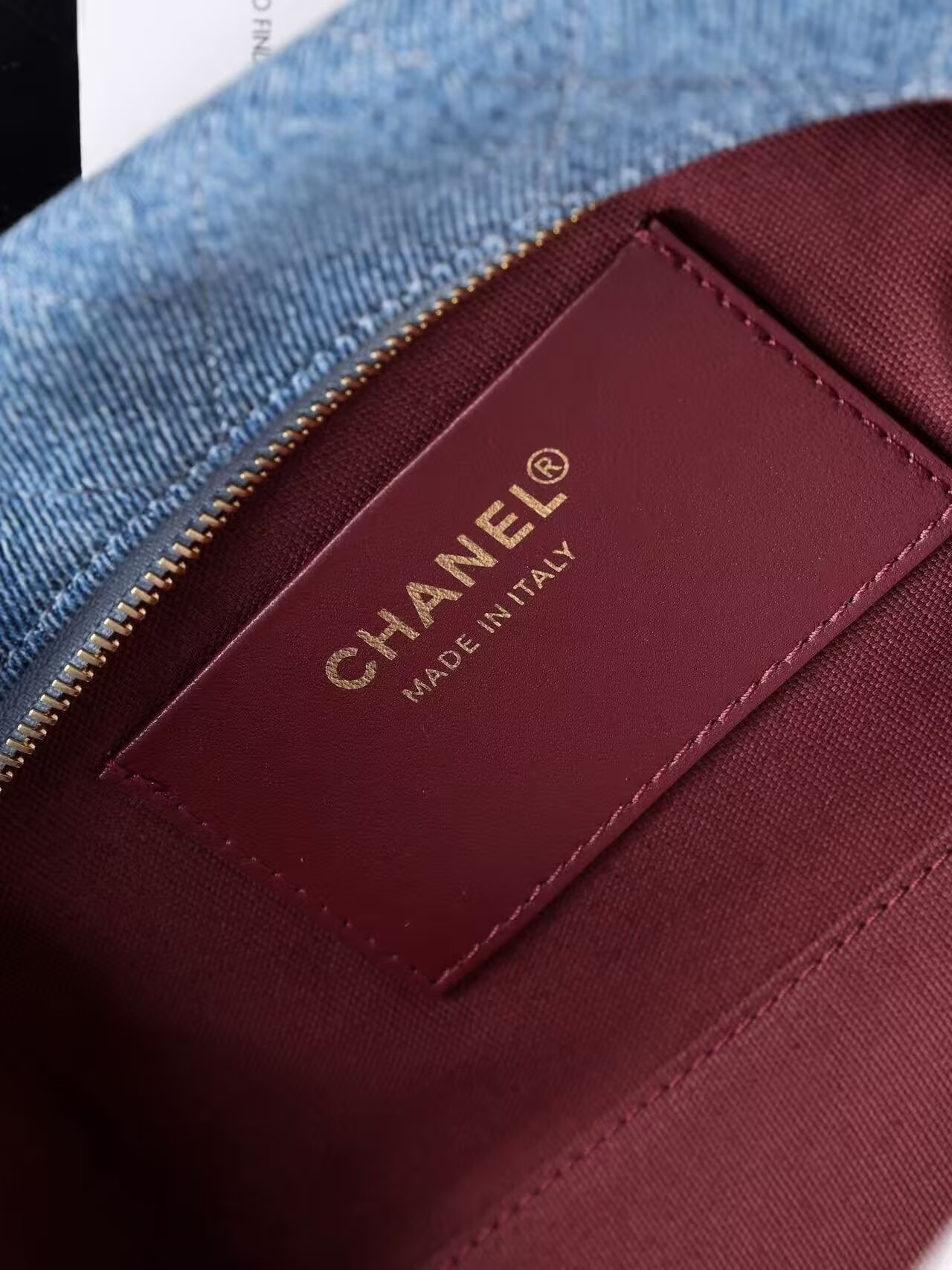 CHANEL Top Handle Shoulder Bag 6301 Denim Blue CHANEL Top Handle Shoulder Bag 6301 Denim Blue