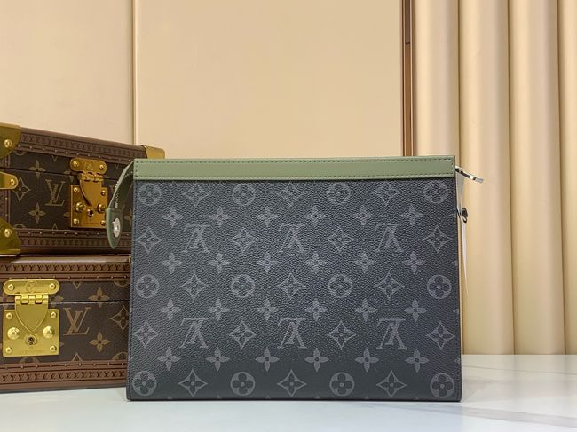 Louis Vuitton Pochette Voyage M28841 Khaki Green Louis Vuitton Pochette Voyage M28841 Khaki Green