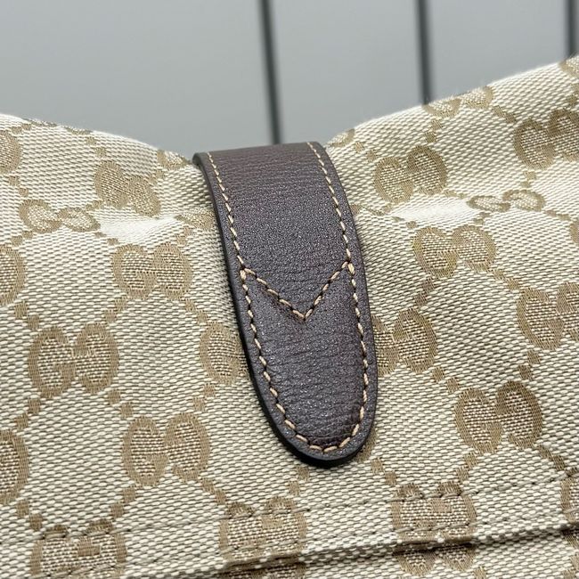 Gucci Jackie Flap large crossbody bag A005ZI brown GG canvas Gucci Jackie Flap large crossbody bag A005ZI brown GG canvas